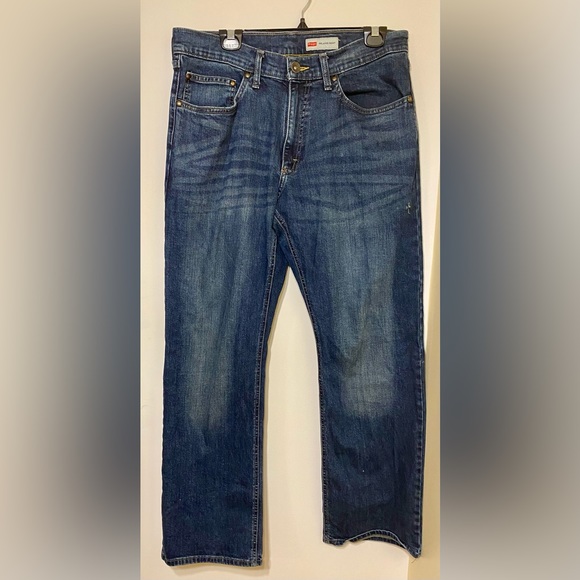 Wrangler Relaxed Boot Jeans Men’s 33”x30” RN130273 - Picture 2 of 6